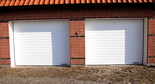 Garageport-vandret-rustik-hvid