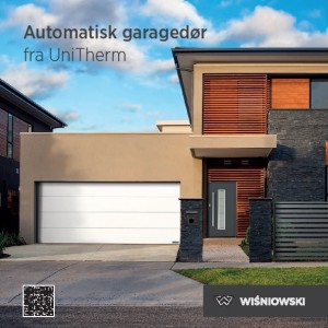 Garageport UniTherm - Ledhejseport med automatisk garagedør